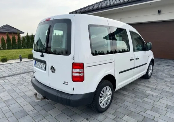 Volkswagen Caddy cena 36500 przebieg: 162400, rok produkcji 2015 z Rychwał małe 137
